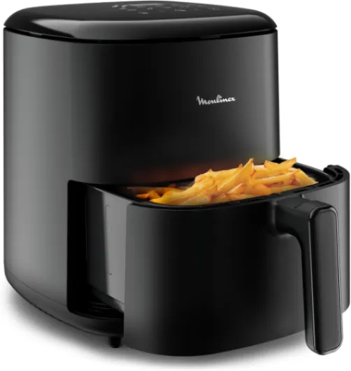 Easy Fry Max Friteuse sans huile, Capacité XL de 5 L, Jusqu'à 6 personnes, 10 programmes automatiques, Ecran tactile digital, Gain de temps et d'énergie, air fryer EZ245820 5 L Noir