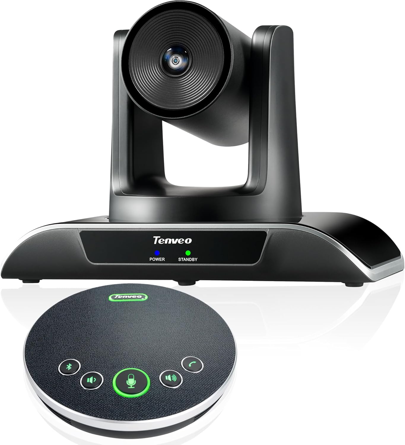 Système de Caméra de Conférence avec Haut-Parleur Bluetooth, 3X USB3.0 Caméra vidéo PTZ 1080P Streaming Webcam pour réunion Église Éducation Médicale Fonctionne avec Teams, Zoom, Skype, OBS 3X Zoom/USB3.0/HDMI/Cam+Mic