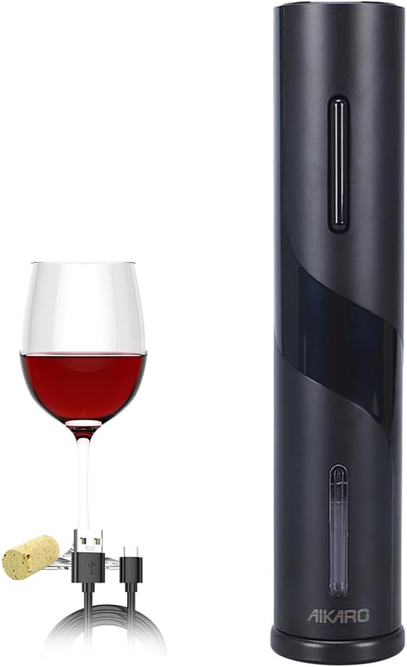 Ouvre-bouteilles de vin électrique Tire-bouchon électronique automatique, Rechargeable Rechargeable Opener