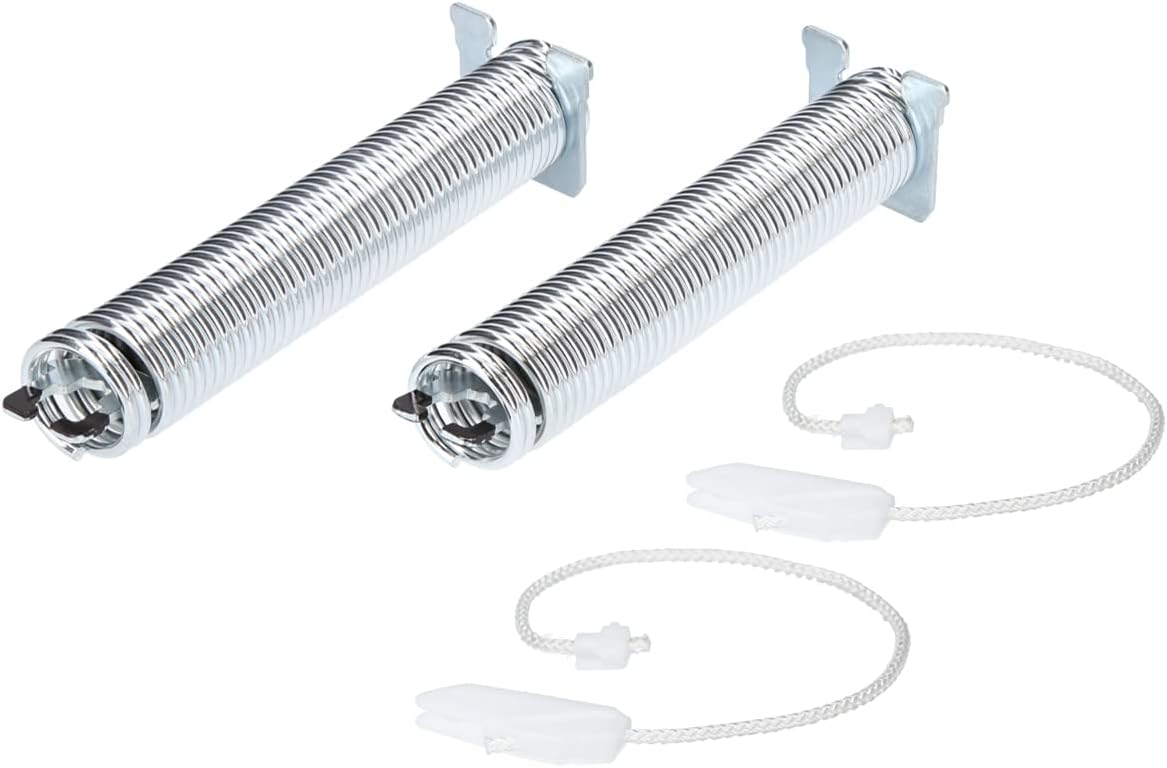 2X Ressort de Porte avec câble Kit de réparation Compatible avec Lave-Vaisselle Bosch Siemens Viva, Neff, Constructa, comme 00754869/754869