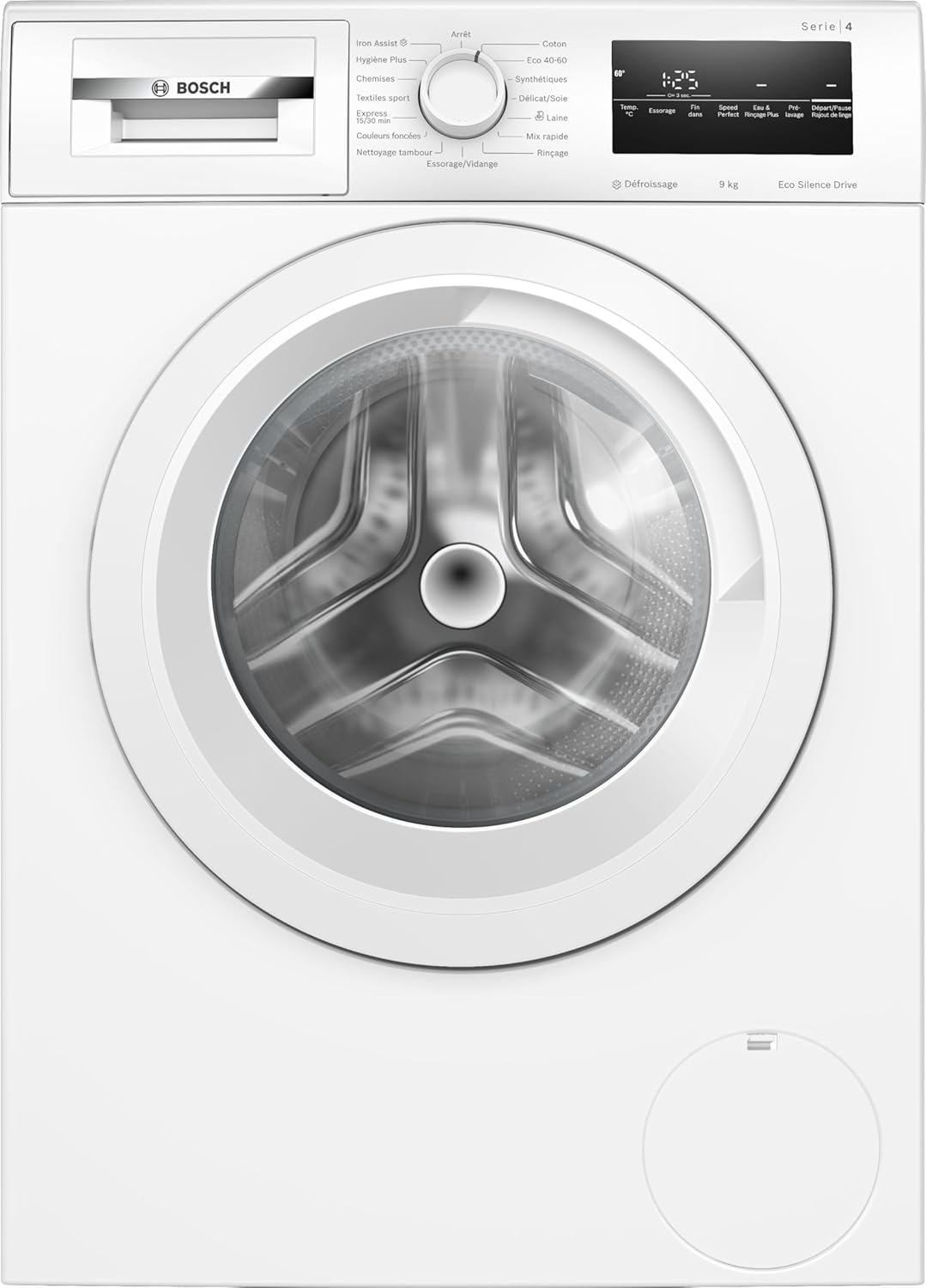 WAN28209FR, Série 4, Lave linge hublot, 9 kg, 1400 trs/min, Blanc 9kg Série 4 A