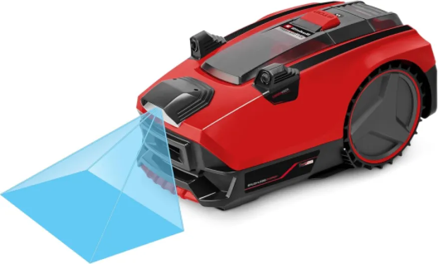 Robot Tondeuse FREELEXO CAM 500 Power X-Change (18 V, moteur Brushless, Caméra intégrée, surface de gazon max - de 500 m²) Livré avec Batterie 3,0 Ah et Chargeur
