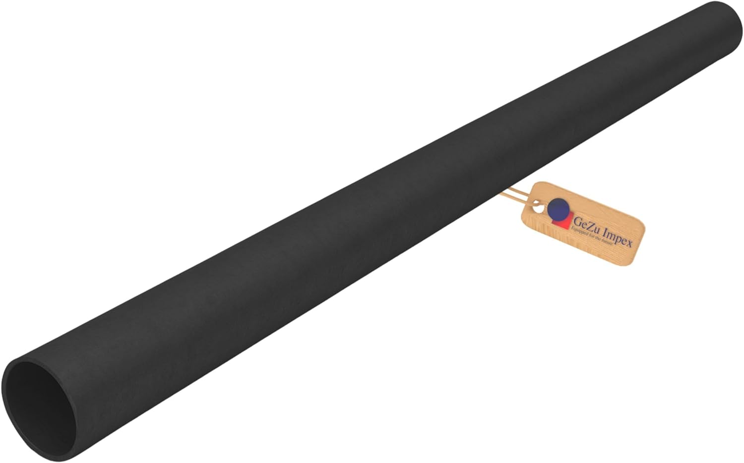 Tube en Acier Ø 27 mm x 300 mm Tuyau en Acier Revêtement En Poudre Noir Galvanisé à Chaud pour Colliers de Serrage Rampes Cadres Meubles & Construction Ø 27 mm x 300 mm Noir 1