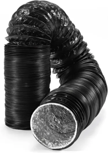 125 mm x 10 m Gaine Flexible Aluminium Tubage Flexible - Rallonge Evacuation Clim - Gaine Chauffage - Tuyau Pour l'installation De Chauffage Combi Ø 125 mm x 10 m