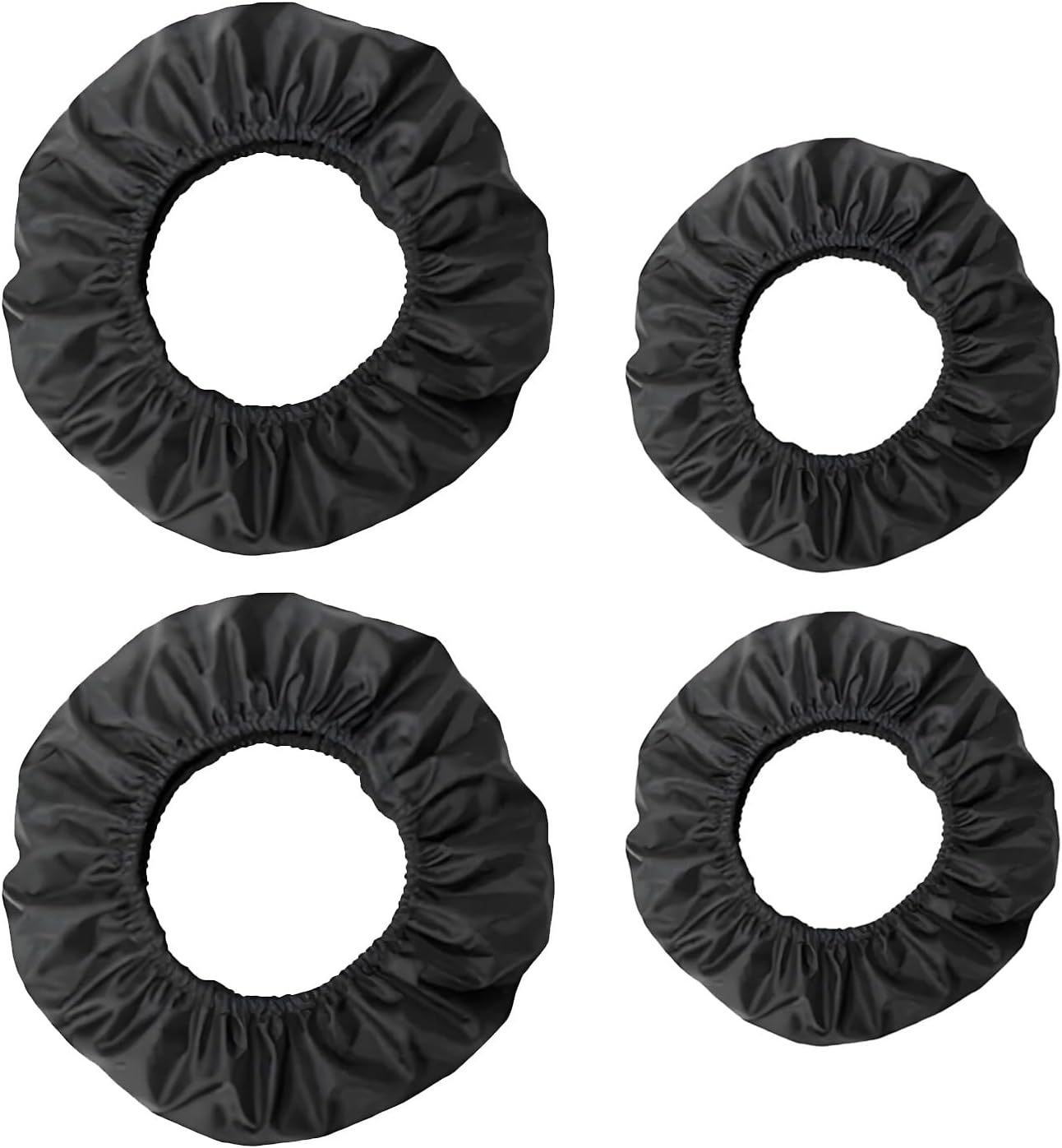 4 Pièces Housses Roue Pour BéBé, Protections De Passage De Roue, Protection ImperméAbles Poussière Poussette Universelle