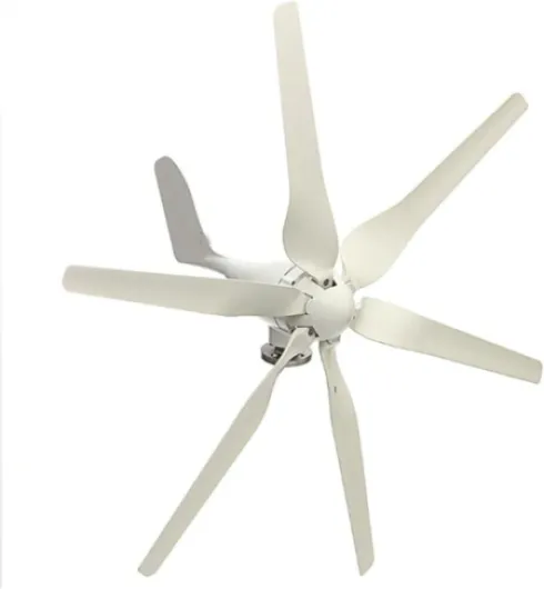 Éolienne Maglev à axe Vertical 3000W Énergie Gratuite, Éolienne Domestique 12V-220V Basse Vitesse Faible Bruit avec Batterie (6 pales)