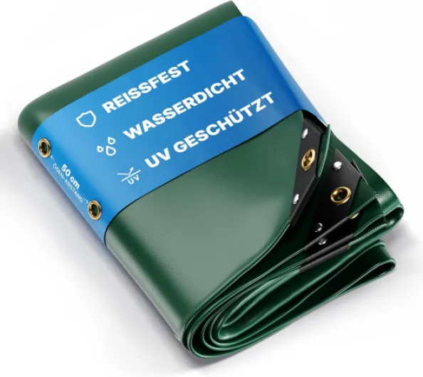 ® Bâche Premium Imperméable [300x200cm]–Résistante aux UV [650 g/m²] Bâche de Camion avec Œillets,Bâche en PVC pour Bois,Jardin,Toit & Construction–Bâche de Protection Hivernale–Vert–6 m² Vert 300×200 cm (6 m²)