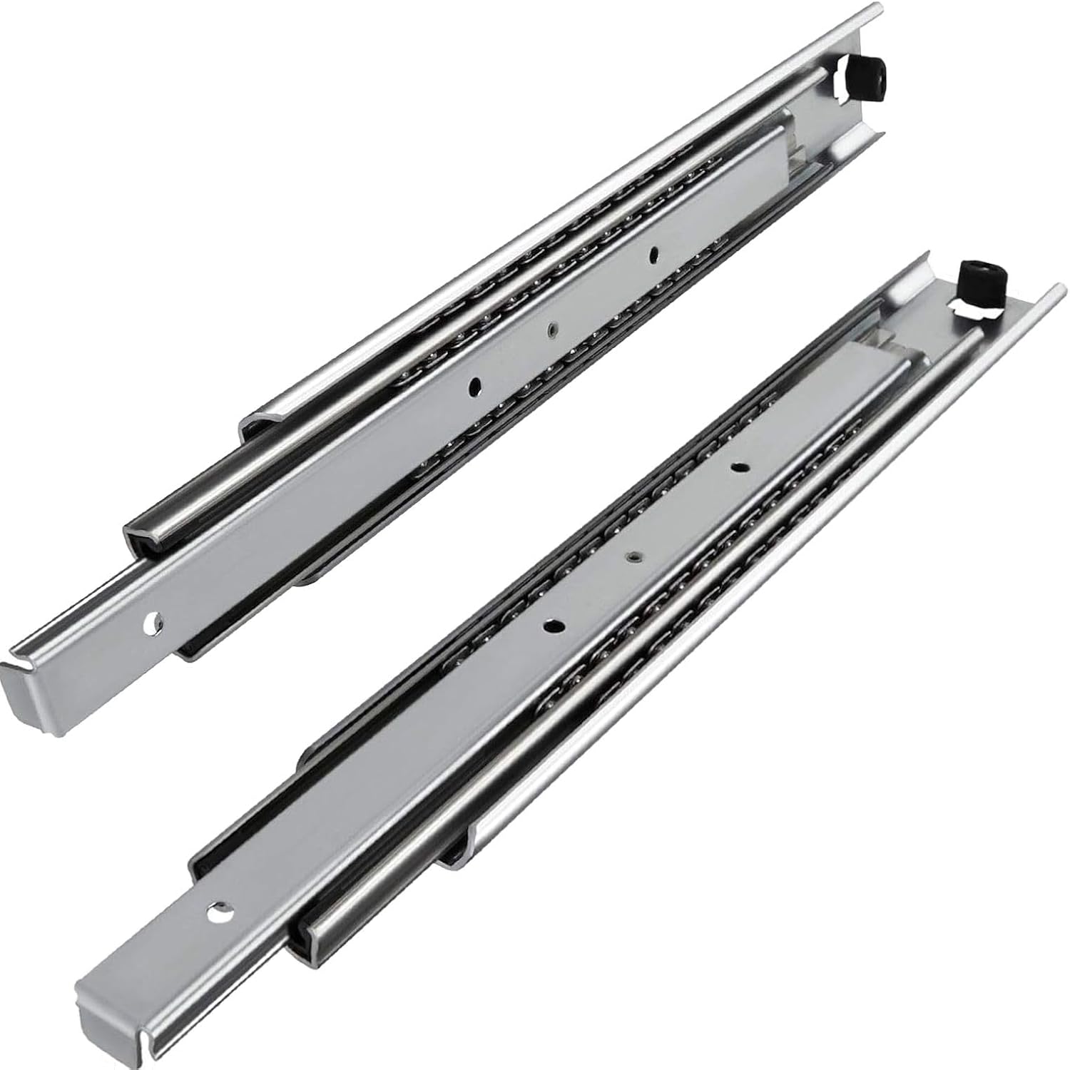 Junker 2 pièces de coulisses à sortie totale KV1-80-H53-L800-NF 80 cm (800 mm) Glissière de tiroir charge admissible 80 à 100 kg Longueur 800 mm (fermée)