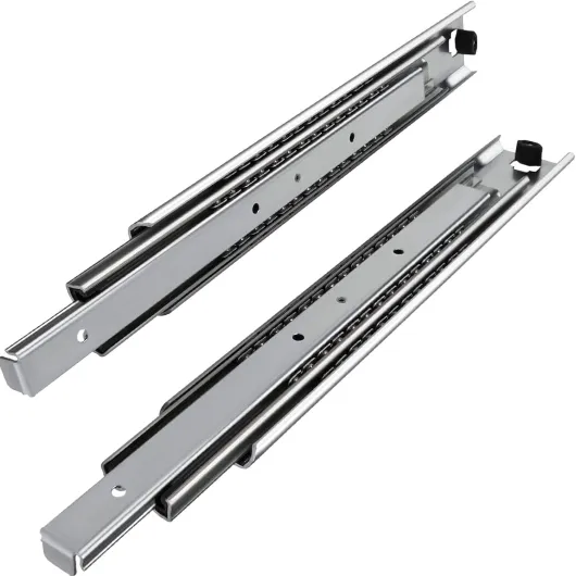 Junker 2 pièces de coulisses à sortie totale KV1-80-H53-L800-NF 80 cm (800 mm) Glissière de tiroir charge admissible 80 à 100 kg Longueur 800 mm (fermée)