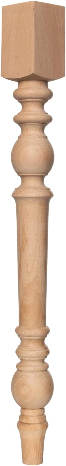 Pieds de table en bois naturel pour canapé, fauteuil, table basse, pieds pivotants pour décoration (75 cm) 30 Inch / 75 cm