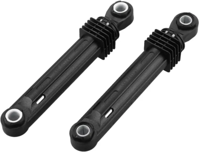 Amortisseur de Choc for Machine à Laver, 2 pièces, 100N, Partie à Charge Frontale, Coque en Plastique Noir, Accessoires for appareils ménagers