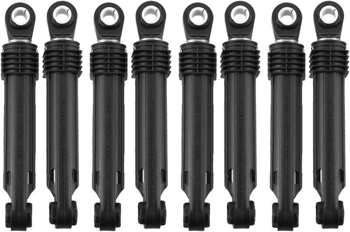 Amortisseur de Machine à Laver LG, 8 pièces, 100N, Partie de Charge Frontale, Coque en Plastique Noir, Accessoires for appareils ménagers