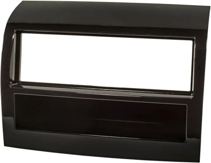 Tomzz Audio 2414-100 Cache-Radio Compatible avec Fiat Ducato Peugeot Boxer Citroën Jumper Piano Noir Uniquement pour Les modèles avec Radio multimédia UConnect départ Usine