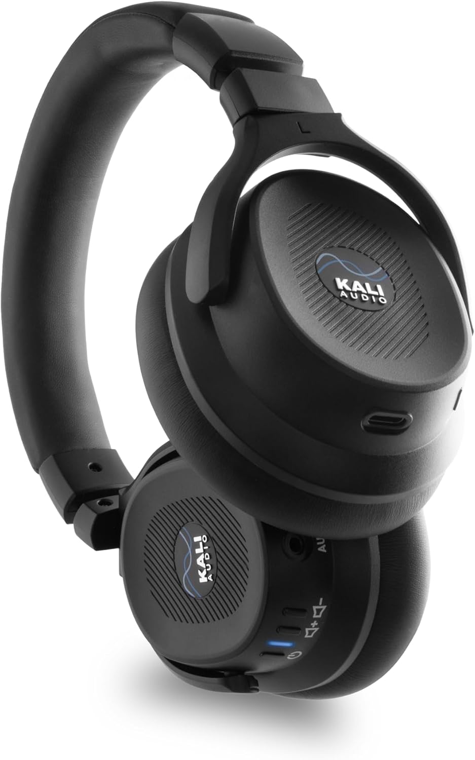 Kali Audio Casque Audio HP-1 (Casque Studio Filaire et Bluetooth, réduction Active du Bruit, autonomie de 40 Heures, 3 Modes sonores sélectionnables pour Le mixage et Les Jeux), Noir