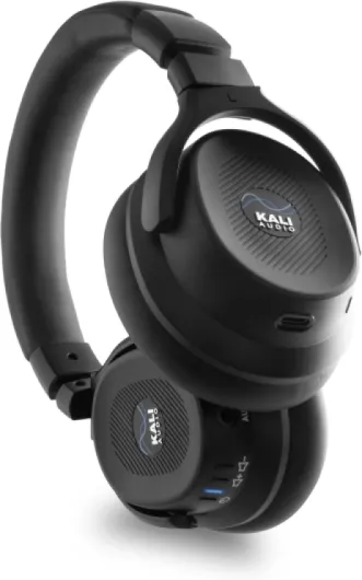 Kali Audio Casque Audio HP-1 (Casque Studio Filaire et Bluetooth, réduction Active du Bruit, autonomie de 40 Heures, 3 Modes sonores sélectionnables pour Le mixage et Les Jeux), Noir