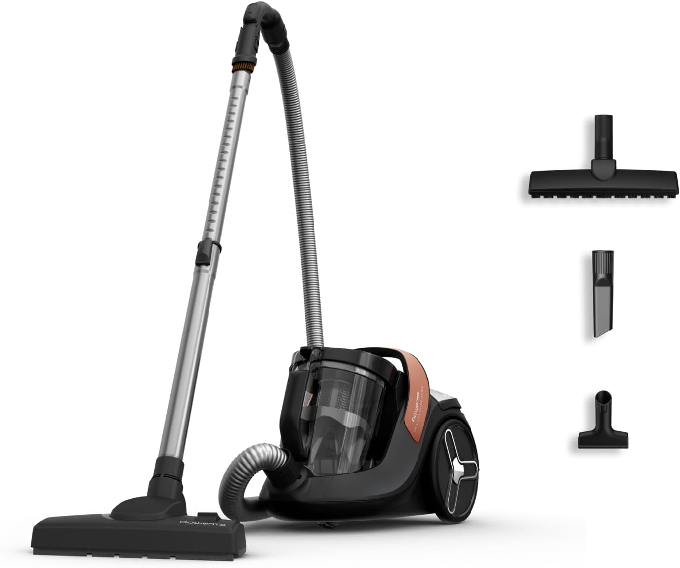 Green Force Cyclonic Effitech Aspirateur sans sac, 2,5 L, 68 dB(A), Basse consommation, Haute filtration, Eco-conception, Fabriqué en France RO7C30EA