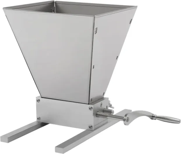 Broyeur manuel 4 l - Moulin à céréales - Moulin à farine réglable - Moulin à malt - Presse-flocons pour le café à la maison