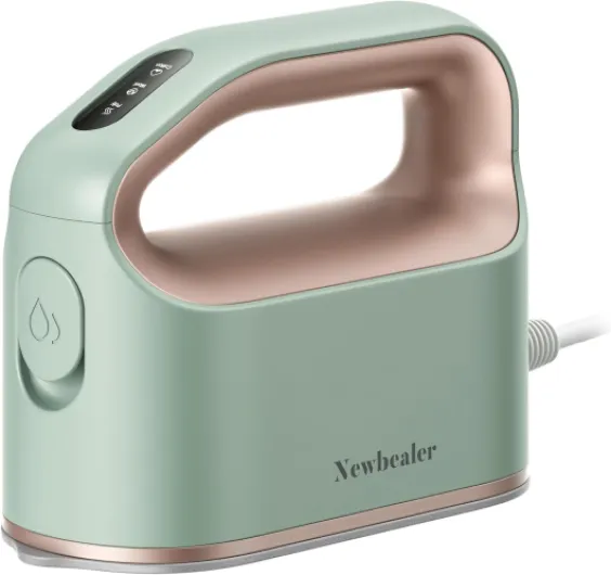 Fer à Repasser Vapeur, Petit Fer à Rapsser avec Vapeur Turbo Continue, 45 s Chauffage Rapide, Repassage Horizontal et Vertical, Arrêt Automatique, Portable et Compact pour Voyage, Vert