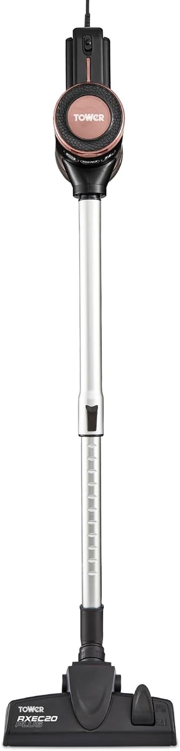 T513005BLG Pro Aspirateur Filaire 3-en-1 - Aspirateur Balai - Aspirateur sans Sac Puissant avec Aspiration Cyclonique, Filtre HEPA 13 Intégré et Mode Portatif Amovible, Bleu et Gris Aspirateur sur poteau filaire RXEC20