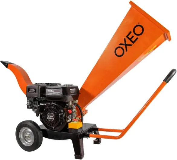 Broyeur de végétaux thermique 7CV - branches diamètre 6,5cm - broyeur à bois à essence - moteur 212 cm3-4 temps - puissant