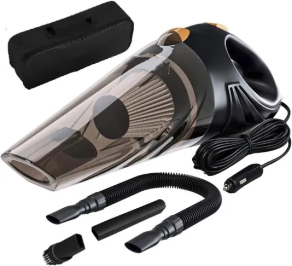 Aspirateur Voiture Puissant 6500 de pa, sans Batterie, Utilisation illimitée, aspirateur à Main léger,Mini - aspirateur avec câble d'alimentation pour Nettoyer Toute la Voiture