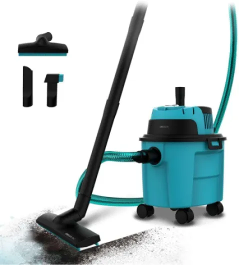 Aspirateur Filaire Conga Rockstar Wet & Dry - Aspirateur de Jardin Compact 10L, 1000W, léger, Compact, Double Fonction d'aspiration et de soufflage, Accessoires 10 L