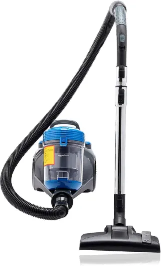 Aspirateur sans sac à cylindre, puissant, pour sols durs et tapis, filtre HEPA, compact et léger, 700 W, 2.0 L, Noir/Bleu 2.0 L 700 W