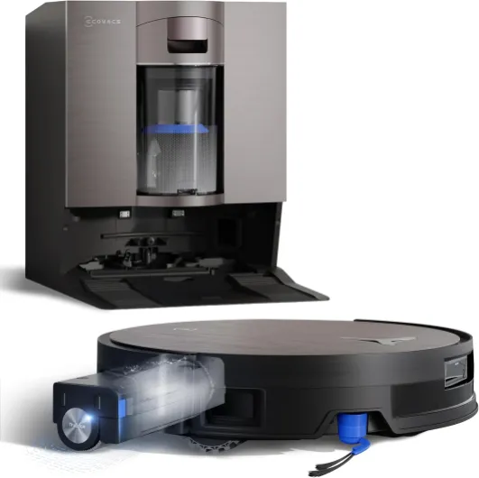 X11 Omni Cyclone Aspirateur Robot, Robot Aspirateur Laveur avec Blast et Puissance 19500 Pa, PowerBoost Ultra-Rapide, OZMO Roller 2.0, Ascension Max de 4 cm, PureCyclone 2.0 Auto-Empty X11 OMNICYCLONE