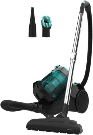 Aspirateur sans Sac Conga Rockstar Multicyclonic, Aspirateur Traineau Puissant 800 W, Multicyclonique, Capacité de 2,5 L, Filtre à Haute Efficacité, Tube en métal, 2 Accessoires 2,5 L 2 Accessoires