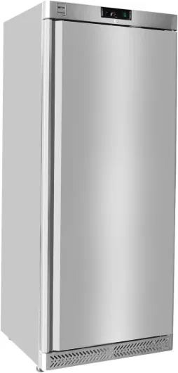 Réfrigérateur pro GRE6600S, Inox, 77.5x72x188.5cm, 380L, Réfrigération par air, 300W, avec serrure, 5 clayettes réglables, argenté 380 L Argenté
