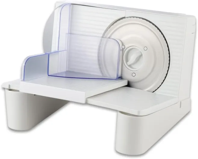 Trancheuse Professional Slicer, 150 W, Trancheuse électrique, couteau en inox, trancheuse à jambon, à épaisseur de coupe réglable (0-15mm), trancheuse à pain au fromage,