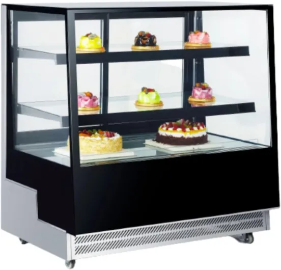 Vitrine De Présentation à Patisserie - 3 Étagères Vitrées Réglables Avec Éclairage LED - Dégivrage Automatique
