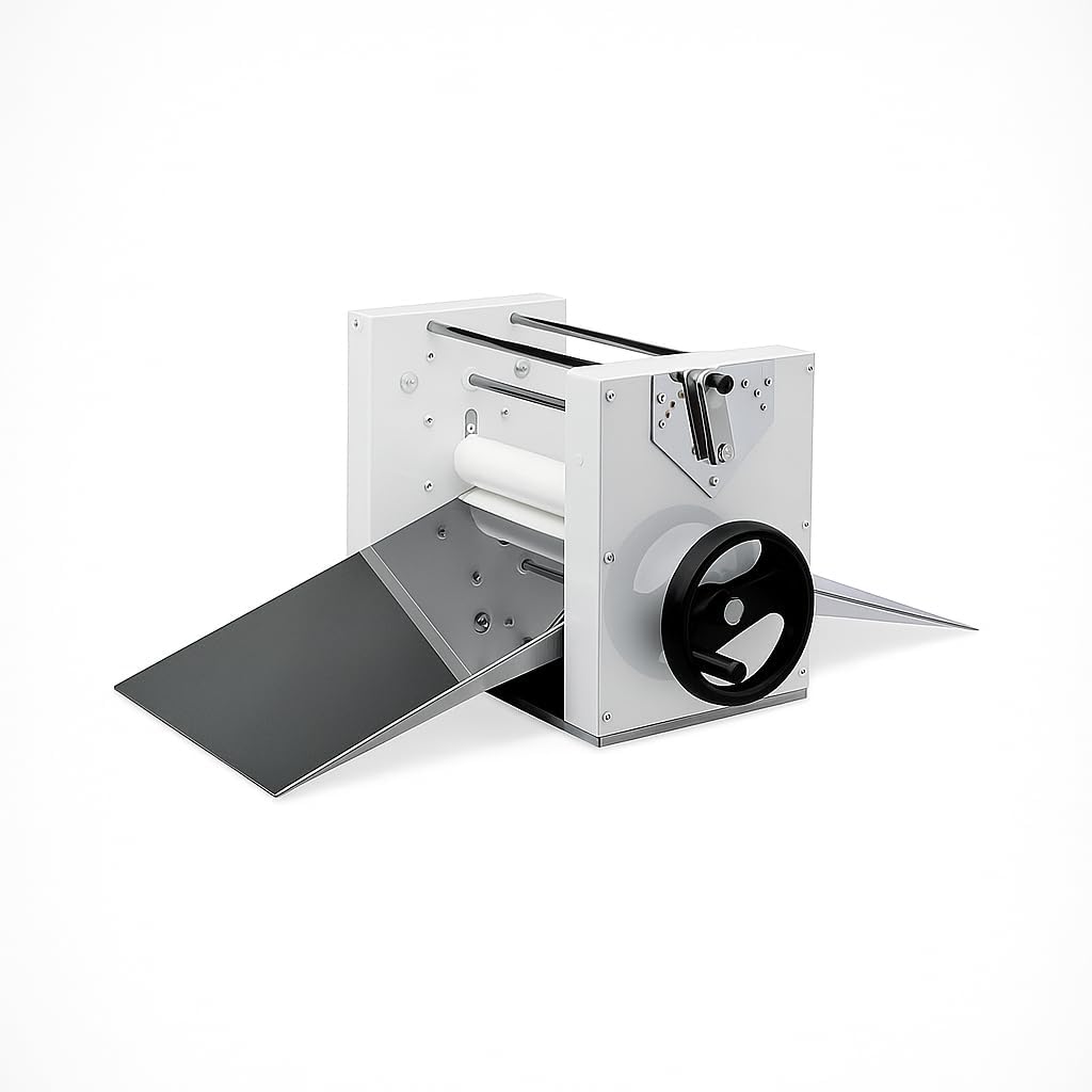 Laminoir Manuel Professionnel 400 mm – Machine à Pâte pour Boulangerie & Pâtisserie – Épaisseur Réglable 0,1–28 mm – Idéal Feuilletage, Viennoiseries, Pâtisserie Manuel 400 mm