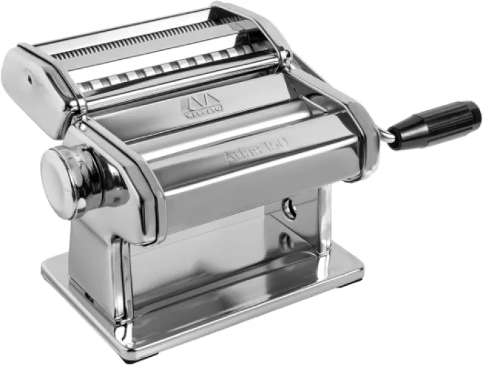 Marcato Atlas 150 Classic, machine à pâtes manuelle avec accessoire interchangeable AT-150-CLS 20 x 20.7 x 15.5 cm Argenté