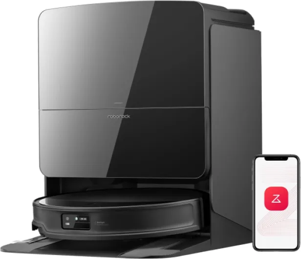 Saros 10R Robot Aspirateur, Brosse et Serpillère Relevables et Extensibles, Triple Système Anti-Enchevêtrement, Station Multifonctionnelle 4.0, Évitement Avancé des Obstacles, 7,98cm Mince