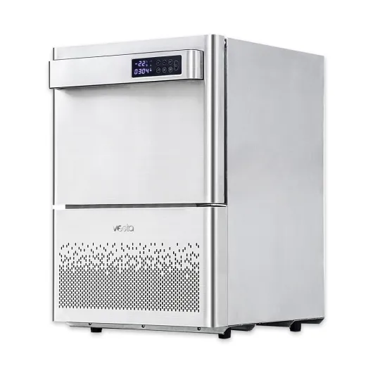 Vesta Precision Cellule de Refroidissement Rapide BF100 pour refroidir et congeler les aliments en peu de temps - Congélateur coffre compact avec 1 plateau (capacité de 2) - Appareil 33,5x30x20cm