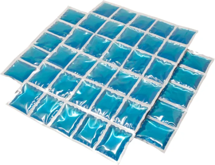 ToCi Lot de 2 grands tapis de refroidissement en gel avec 30 cellules de refroidissement, bloc de glace flexible, compresse de refroidissement, blocs de glace individuellement et en lot 2 Stück