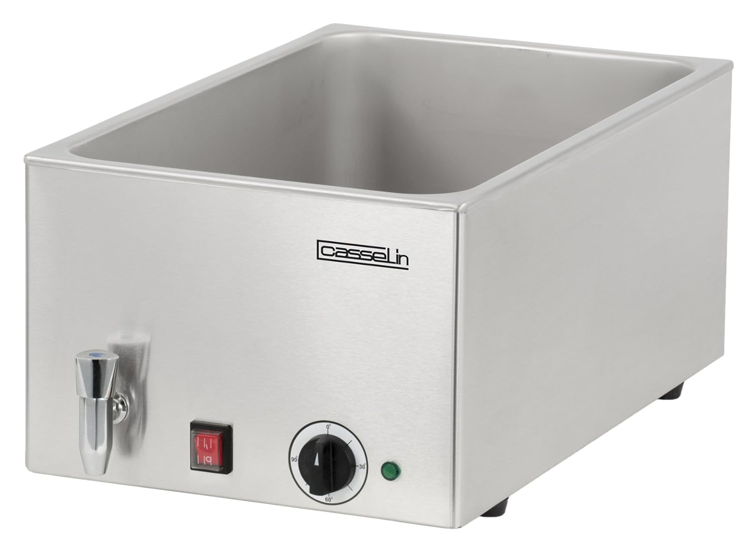 Casselin CBMV1B - Bain marie avec robinet de vidange GN 1/1