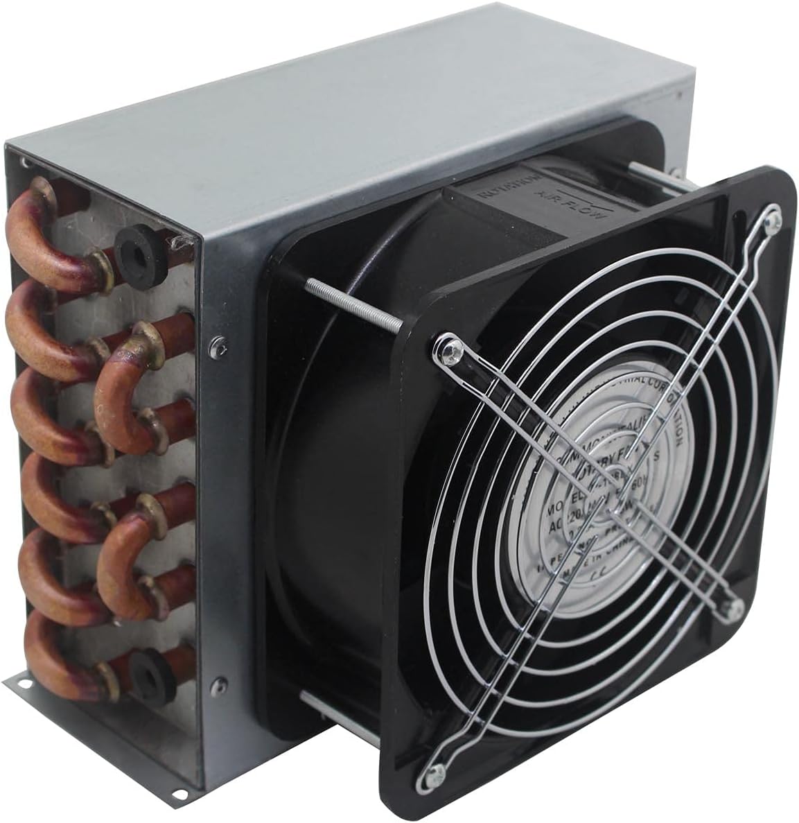 Echangeur chaleur condensateur frigo refroidisseur d'huile eau industriel evaporateur chambre froide congelateur L152 x W62 x H145mm