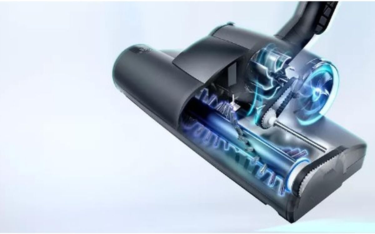 Electroménager Série 6, BGS41POW1, aspirateur traîneau sans Sac, capacité de 2,4L, variateur de Puissance à la poignée, Rayon d'action de 10 m, Niveau sonore 72 DB, Noir Aspirateur Série 6 BGS41POW1