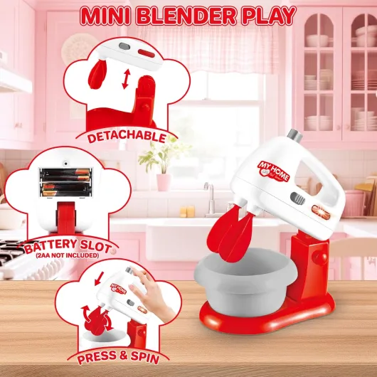 Kit de Cuisine avec Mixer, Blender, Un Grille-Pain et Autres Accessoires de Cuisine.