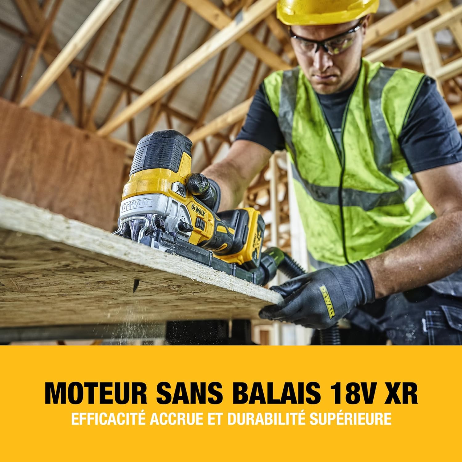 Scie sauteuse sans balais 18 V XR avec poignée intégrée, outil seul, DCS335N-XJ Simple