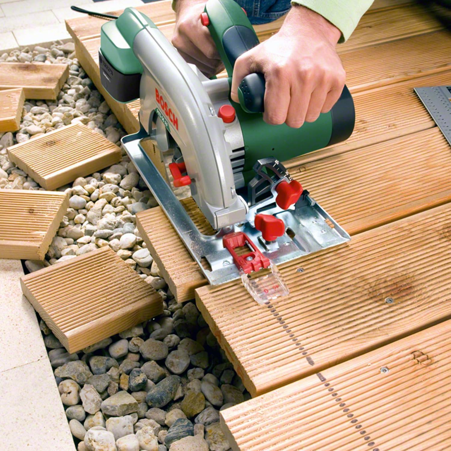 Scie circulaire PKS 66 AF (Lame de scie, rail de guidage, carton, 1 600 W) PKS 66 AF - + rail de guidage