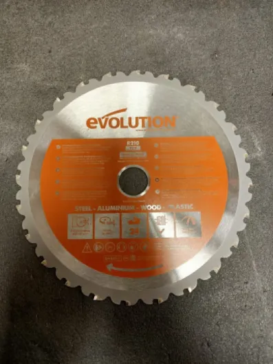 Lame En Carbure De Tungstène - Coupe Multi-Matériaux, Coupe Les Métaux, Bois, Plastique Et Plus Encore, Pour Scies À Onglets Et Scies De Table, 24 Dents - 210mm - R210TCT-24T