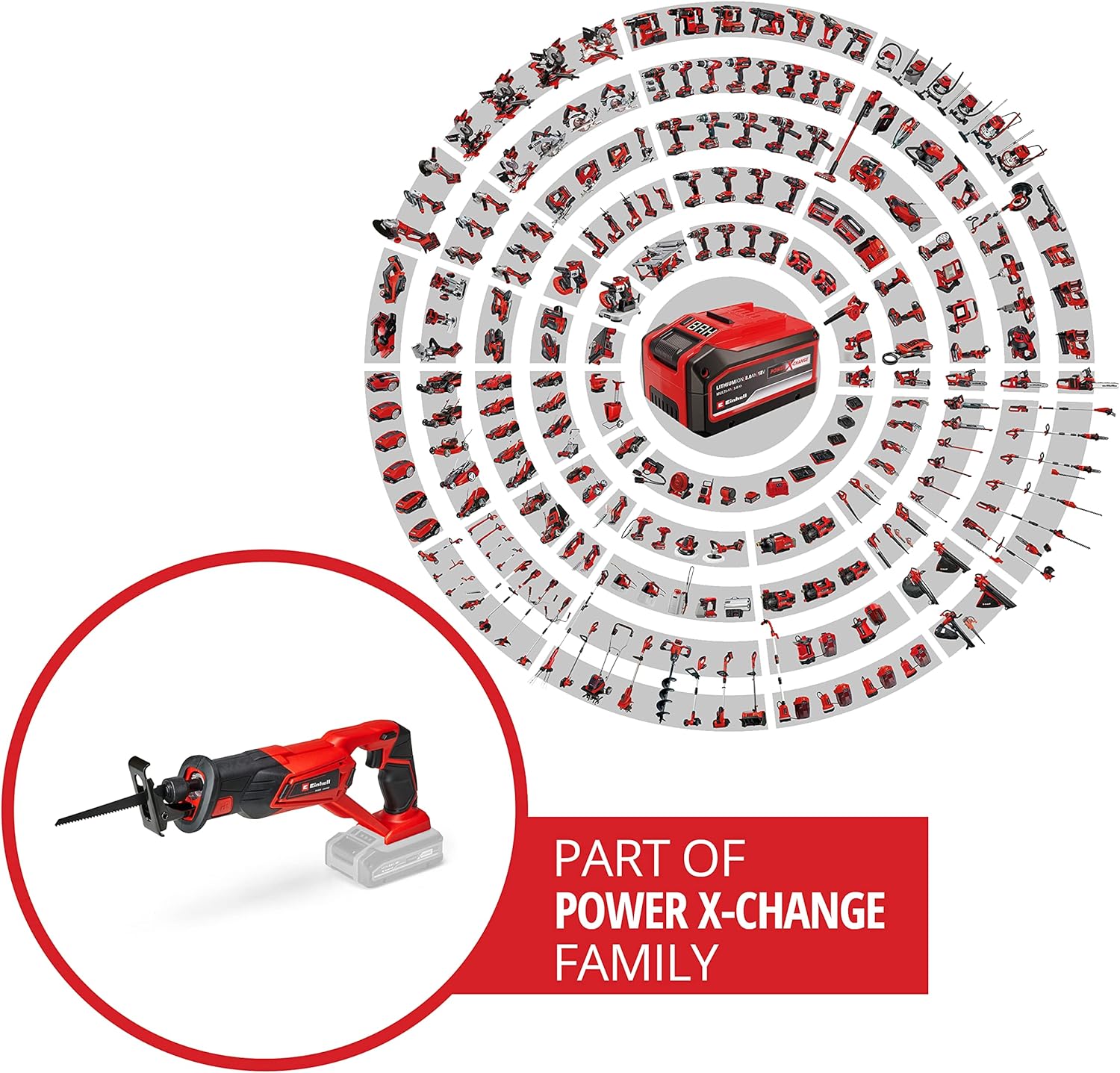 Scie sabre sans fil TE-AP 18 Li Solo -Power X-Change (18V, Hauteur de course 22 mm, Légère et maniable) Livré sans Batterie ni Chargeur Solo: Sans Batterie ni Chargeur