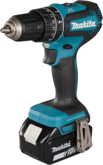 Perceuse à percussion 18V LXT (2x5.0 Ah) en MAKPAC - MAKITA DHP485RTJ Pistol grip drill