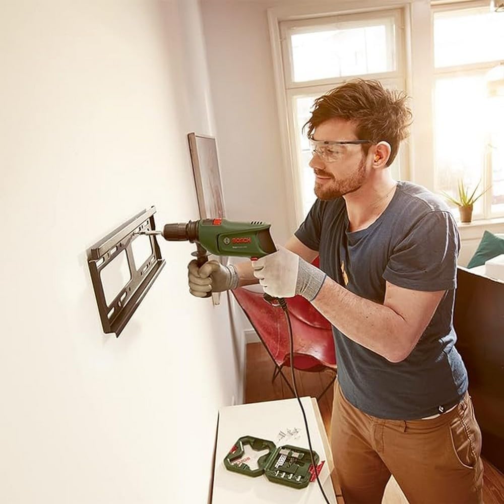 Perceuse à percussion électrique EasyImpact 600 (600 W, dans coffret de transport)