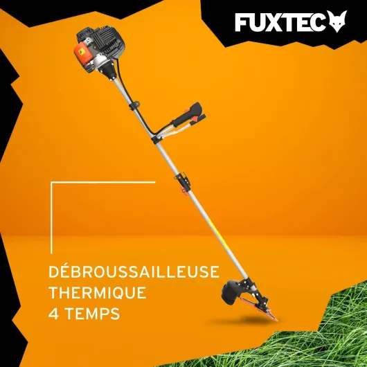 Débroussailleuse Thermique 4 Temps FX-4MS131 31cm3 2en1 Multitool Sangle de Transport Confortable et Moteur 4 Temps Silencieux Lame 3 Dents et Tête De Coupe à Fil Inclus 4 temps - 31cm3 - 1kw