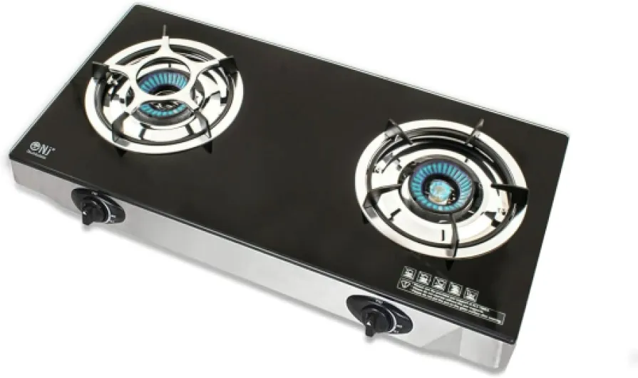 NGB-S2 Réchaud a Gaz Intérieur - Plaque de Cuisson 2 Feux Portable