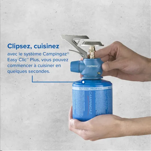 Twister Plus PZ, Cuisinière à Gaz pour le Camping ou les Festivals, Manipulation Facile, Taille Unique, Bleu